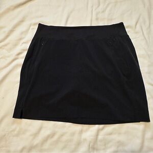 Athleta Black Soho Skirt with Zip Pockets